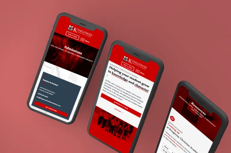 Kingsway Christian Academy mockup
