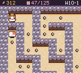 A Castle Garden maze, with rocks to hop over.