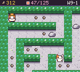 A Tea Garden maze, with rocks to hop over.